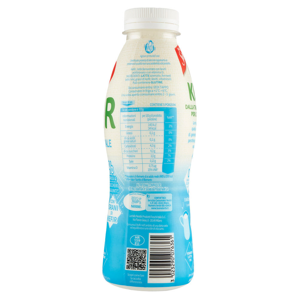 SVELTESSE I LOVE YOU KEFIR BIANCO NATURALE 0% G 500 - 3