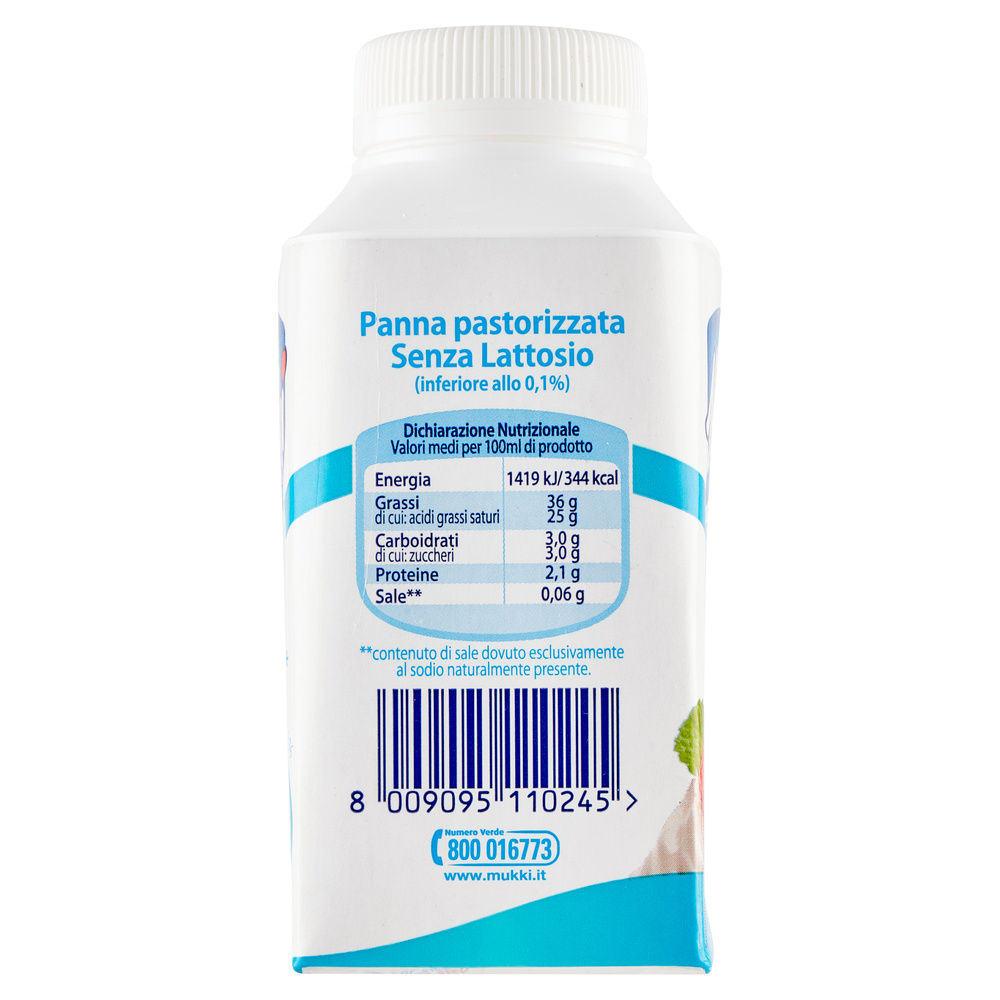 MUKKI PANNA FRESCA SENZA  LATTOSIO 250ML - 2