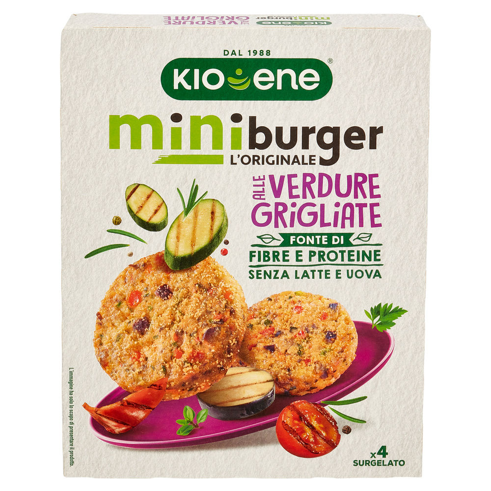 MINIBURGER CON VERDURE GRIGLIATE KIOENE G 160 - 2