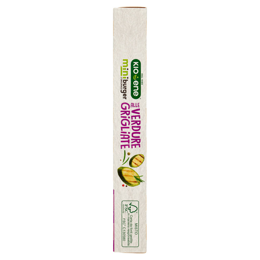 MINIBURGER CON VERDURE GRIGLIATE KIOENE G 160 - 6