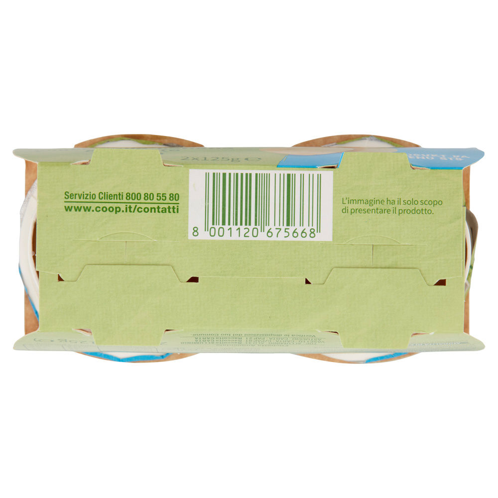 YOGURT MAGRO 0,1% BIO VIVI VERDE COOP BANANA 2X125G - 2