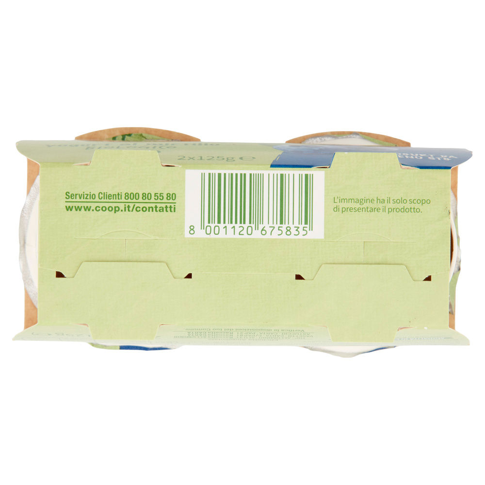 YOGURT INTERO BIO VIVI VERDE COOP MIRTILLO 2X125G - 7