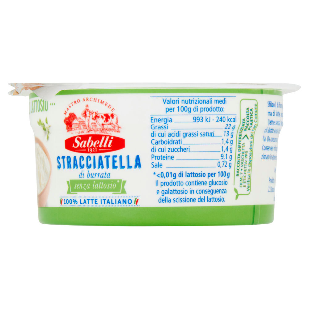 STRACCIATELLA SENZA LATTOSIO SABELLI G 140 - 2