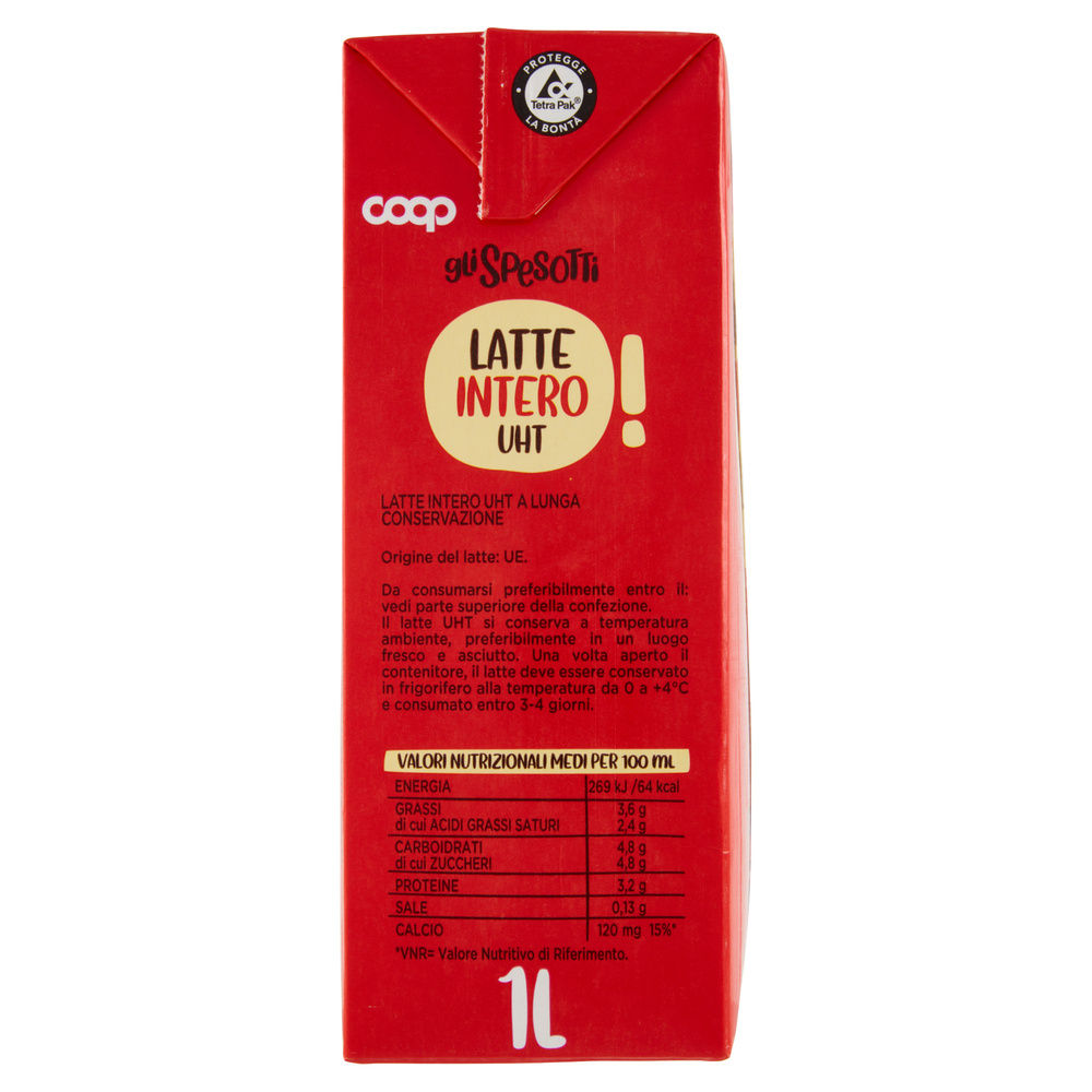 LATTE UHT INTERO GLI SPESOTTI COOP L 1 - 7