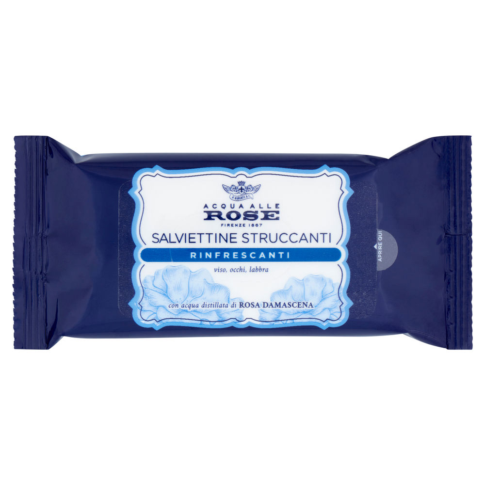MINI SALVIETTINE RINFRESCANTI ACQUA ALLE ROSE PZ.7 - 0