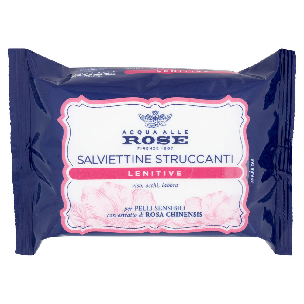 SALVIETTINE LENITIVE ACQUA ALLE ROSE PZ.20 - 5
