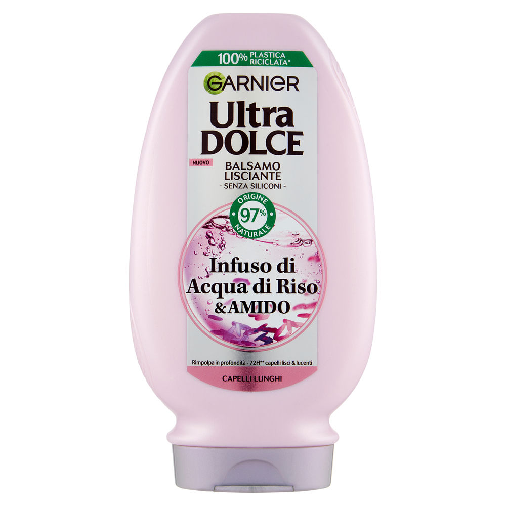BALSAMO LISCIANTE ULTRA DOLCE GARNIER INFUSO DI ACQUA DI RISO&AMIDO ML 200 - 0