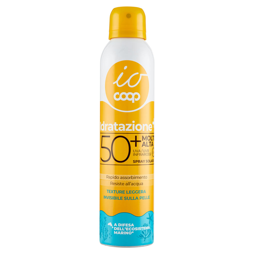 Spray solare idratazione+ fp50+ coop io ml 200