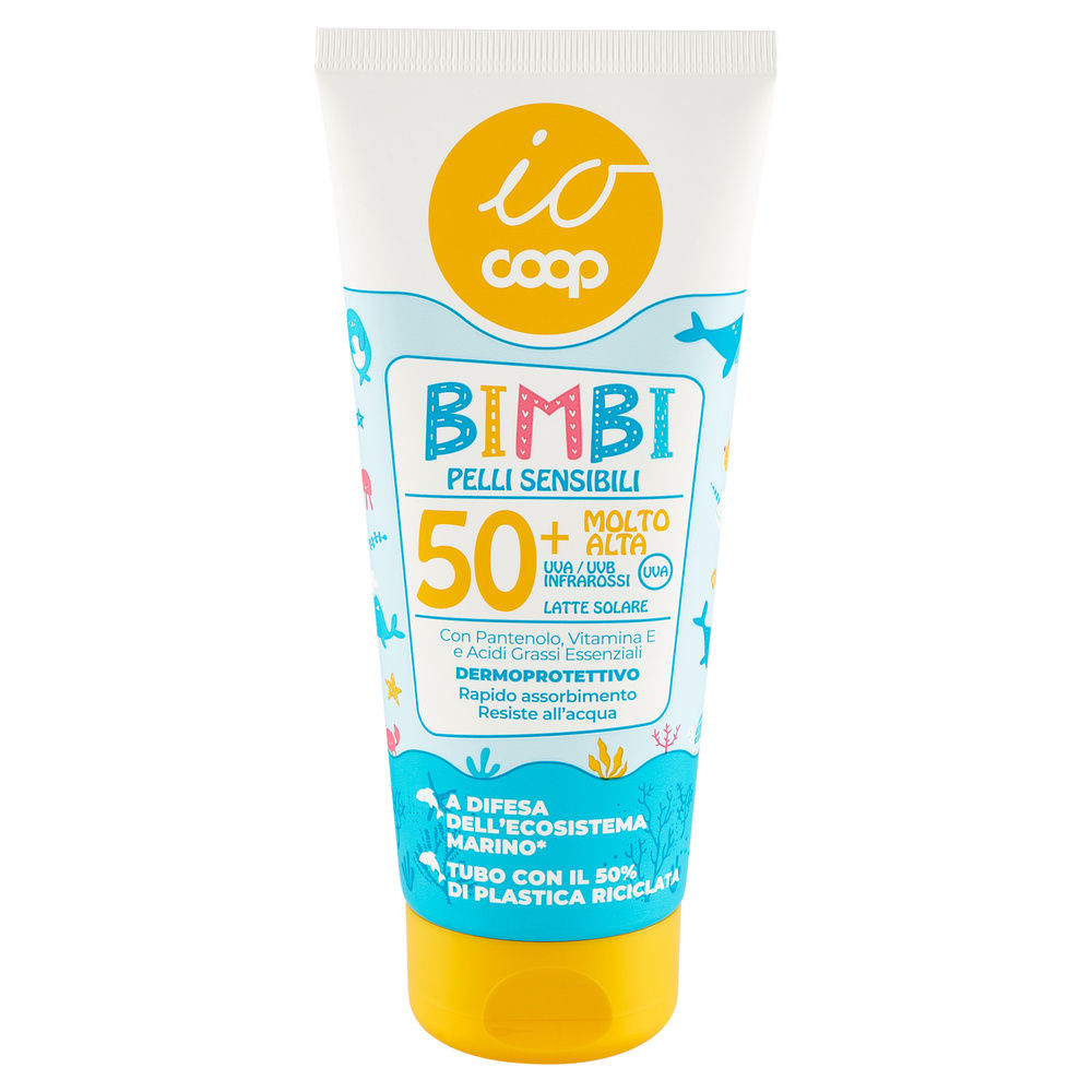 LATTE SOLARE BAMBINI PELLI SENSIBILI FP50+ COOP IO ML 200 - 2