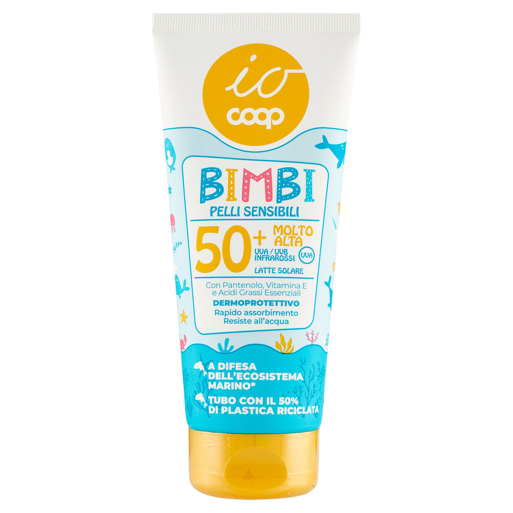 LATTE SOLARE BAMBINI PELLI SENSIBILI FP50+ COOP IO ML 200 - 3