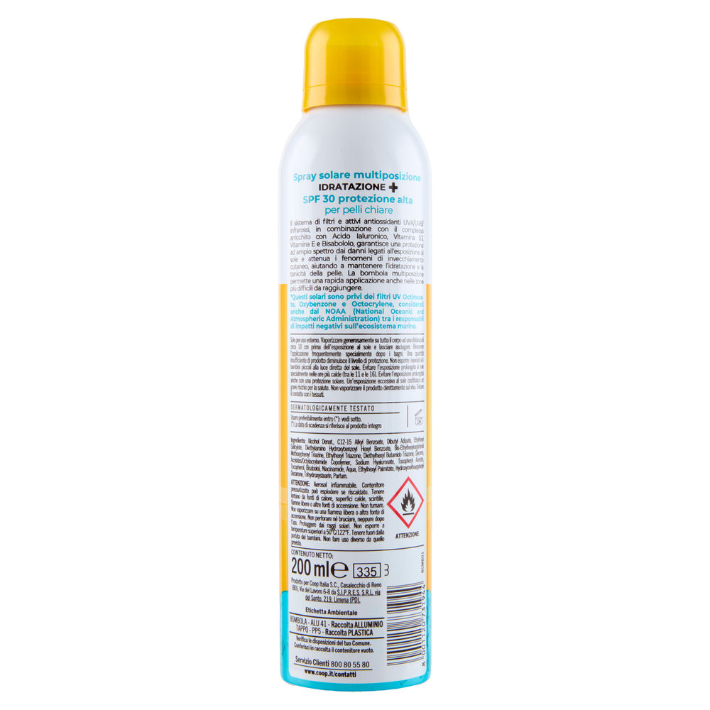 SPRAY SOLARE IDRATAZIONE+ FP30 COOP IO ML 200 - 1
