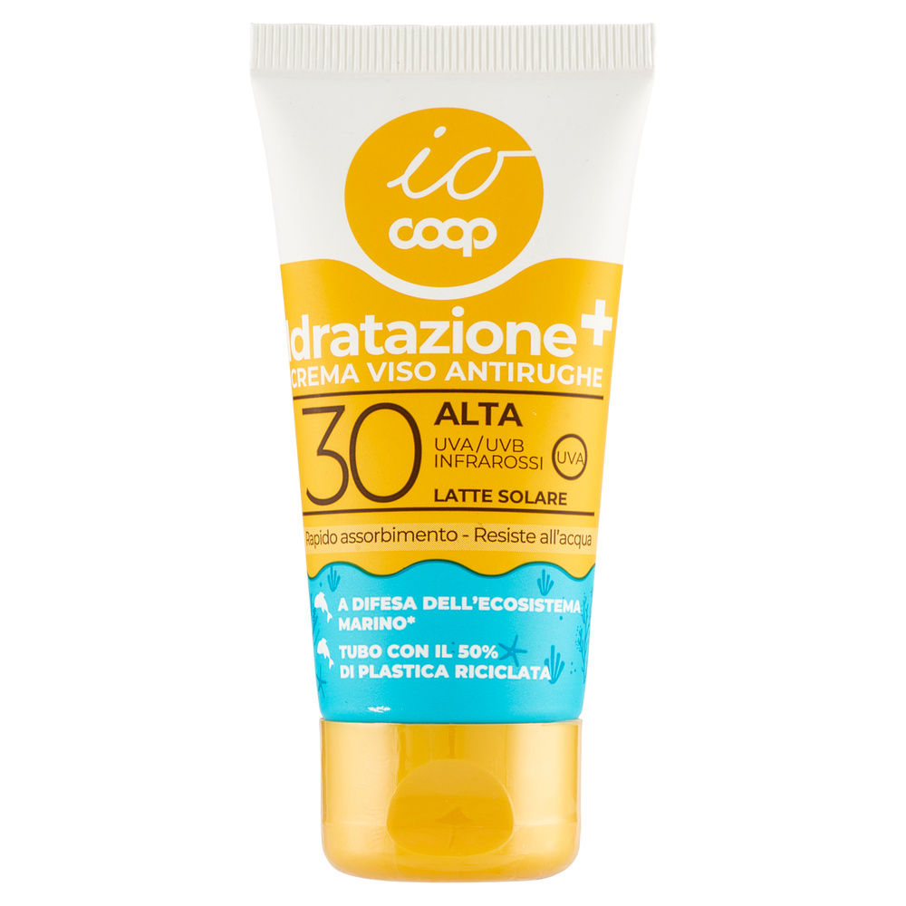 CREMA SOLARE VISO IDRATAZIONE+ FP30 COOP IO ML 50 - 3
