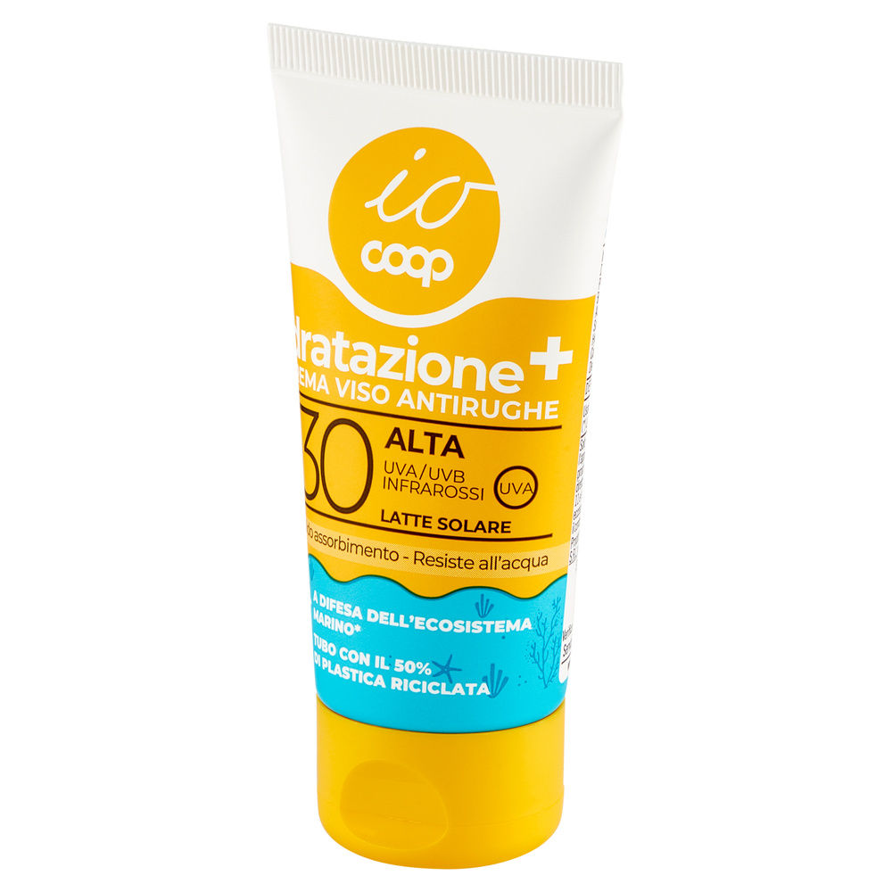 CREMA SOLARE VISO IDRATAZIONE+ FP30 COOP IO ML 50 - 8