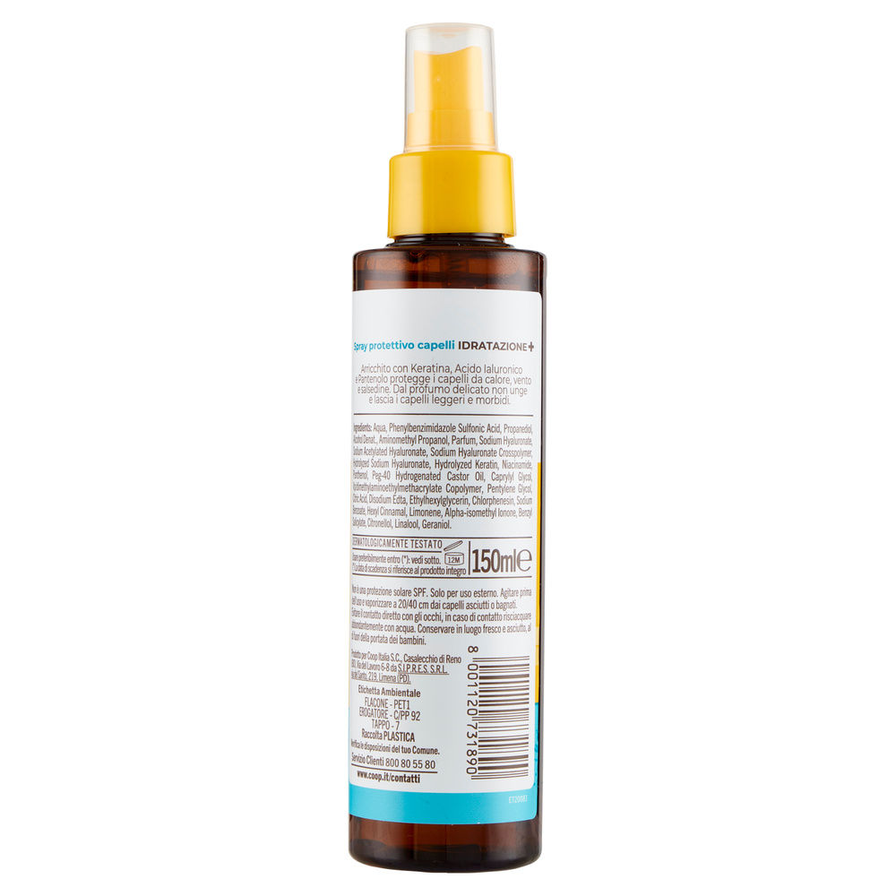 SPRAY PROTETTORE CAPELLI IDRATAZIONE + FP6 COOP IO ML 150 - 1