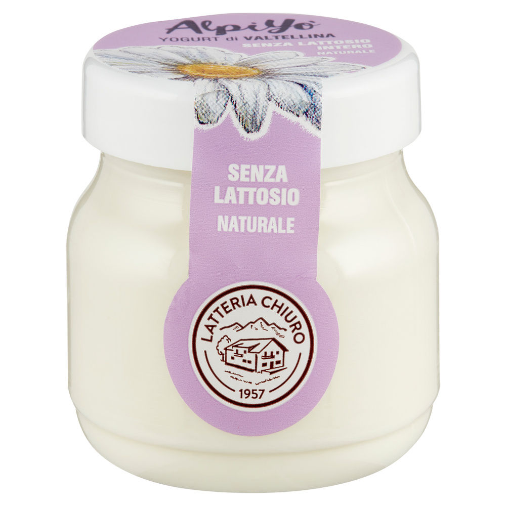 YOGURT ALPIYO' SENZA LATTOSIO BIANCO NATURALE 125 G - 2