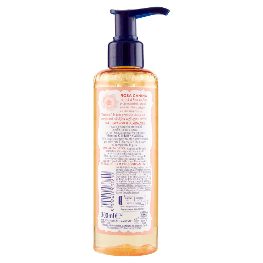 GEL LAVAVISO ILLUMINANTE ACQUA ALLE ROSE ML 200 - 1