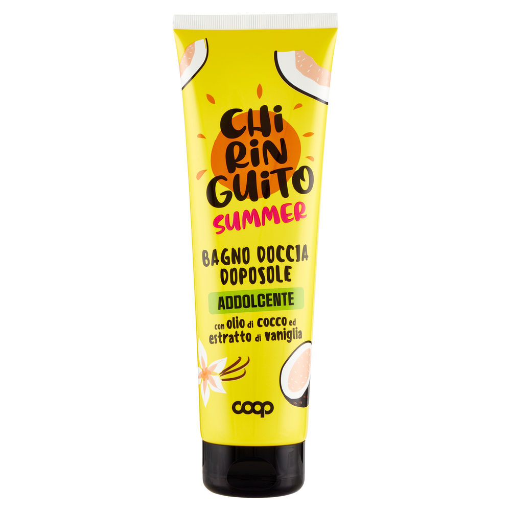 Bagno doccia doposole cocco e vaniglia coop chiringuito ml 300