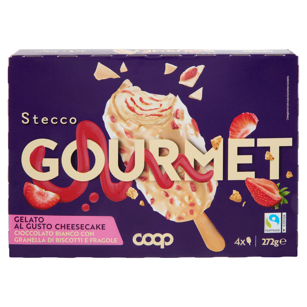 STECCO GOURMET STRAWBERRY CHEESECAKE COOP G68X4 PZ G 272 - 2