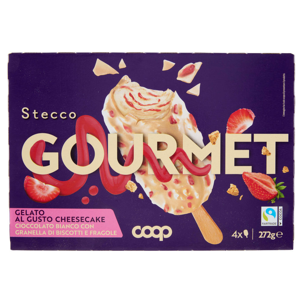 STECCO GOURMET STRAWBERRY CHEESECAKE COOP G68X4 PZ G 272 - 8