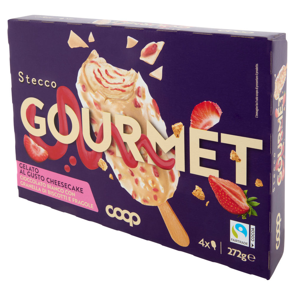 STECCO GOURMET STRAWBERRY CHEESECAKE COOP G68X4 PZ G 272 - 3