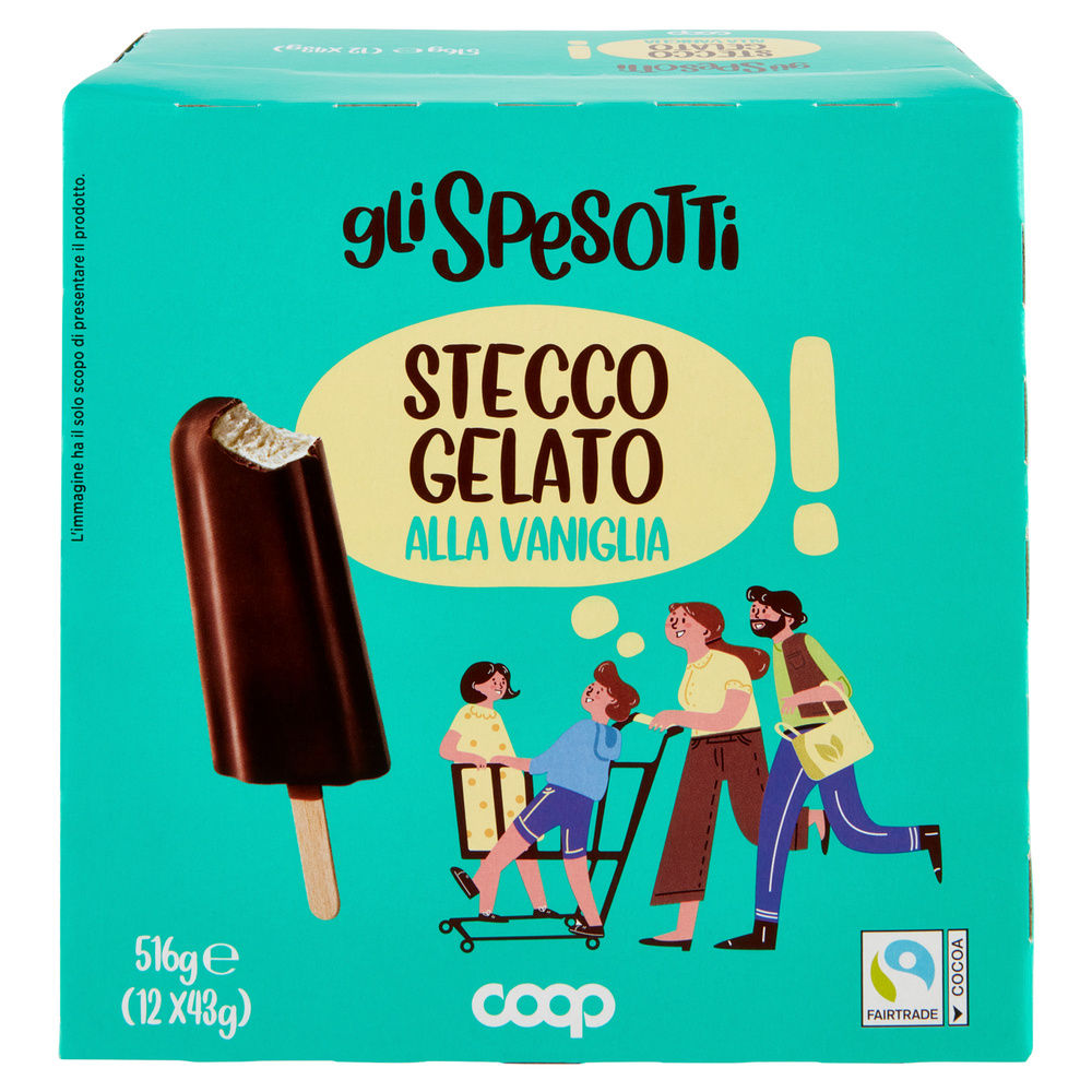 GELATO STECCO ALLA VANIGLIA GLI SPESOTTI COOP X12 G 516 - 8