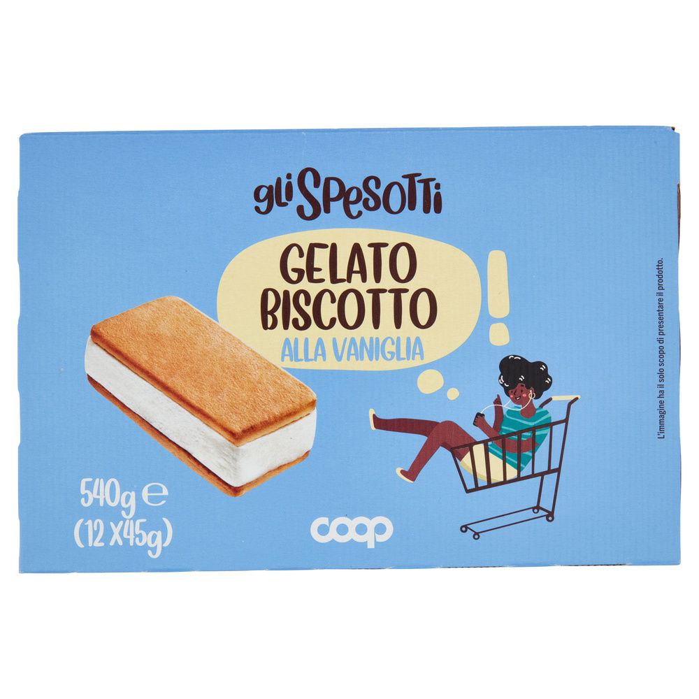 GELATO BISCOTTO VANIGLIA GLI SPESOTTI COOP X12 G 540 - 7