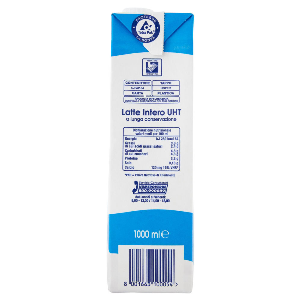 LATTE INTERO UHT C.ROMA SLIM TAPPO - 6