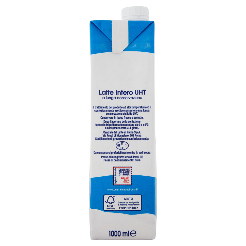 LATTE INTERO UHT C.ROMA SLIM TAPPO - 7