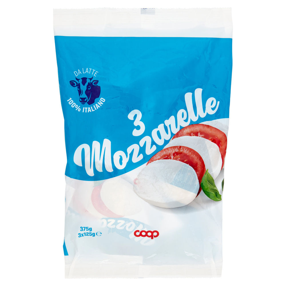 MOZZARELLA COOP BUSTA 600 G SGOCC. G125X3PZ G 375 - 15