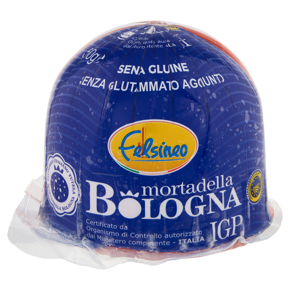 MORTADELLA BOLOGNA IGP PICCOLE META'  LA BLU DI FELSINEO SV G 500 - 7