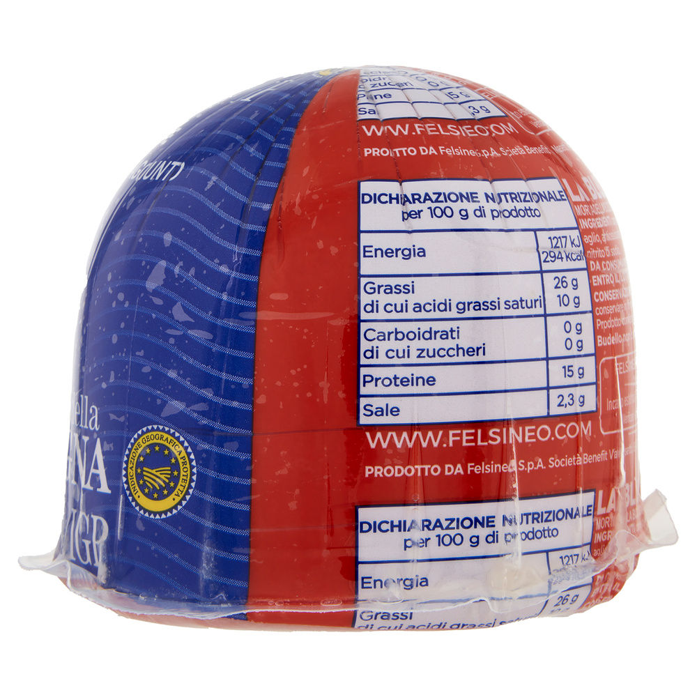 MORTADELLA BOLOGNA IGP PICCOLE META'  LA BLU DI FELSINEO SV G 500 - 3