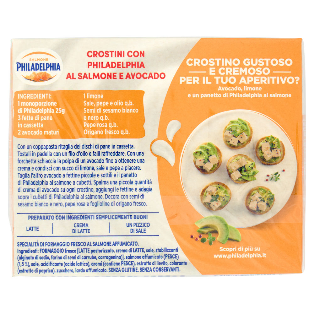 PHILADELPHIA FANTASIE AL SALMONE 6X25 G - 1