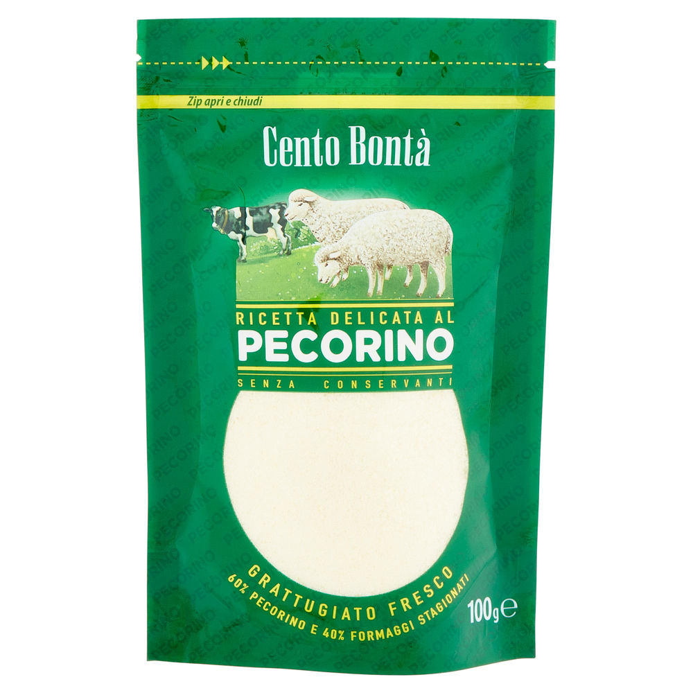 FORMAGGIO GRATTUGIATO RICETTA DELICATA AL PECORINO BIRAGHI BS 100 G - 0
