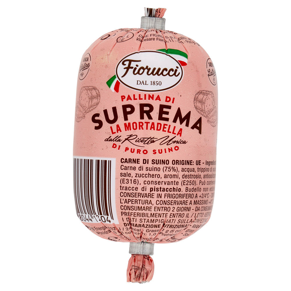 MORTADELLA PALLINA DI SUPREMA SUINO/POLLO FIORUCCI SV G 150 - 2