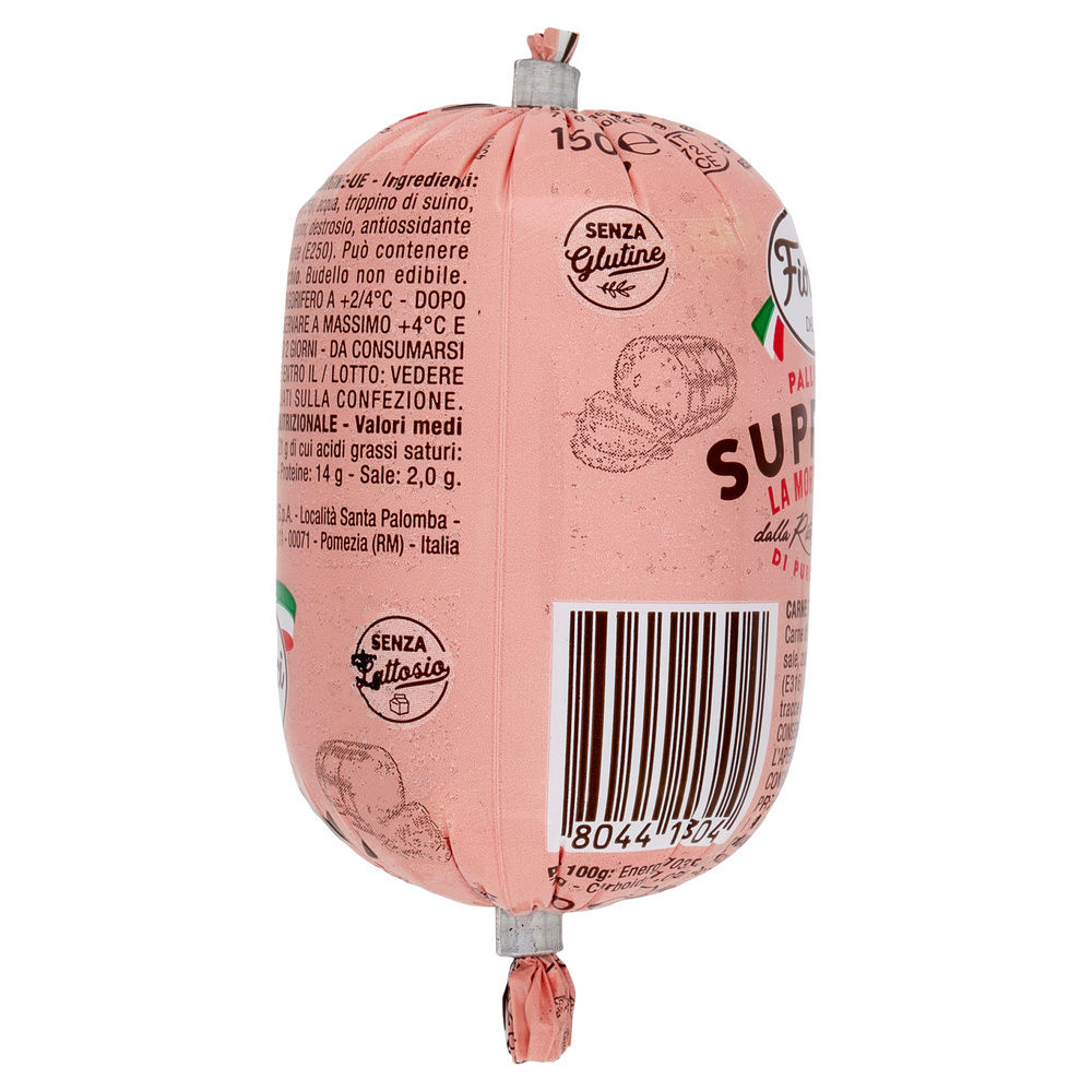 MORTADELLA PALLINA DI SUPREMA SUINO/POLLO FIORUCCI SV G 150 - 3