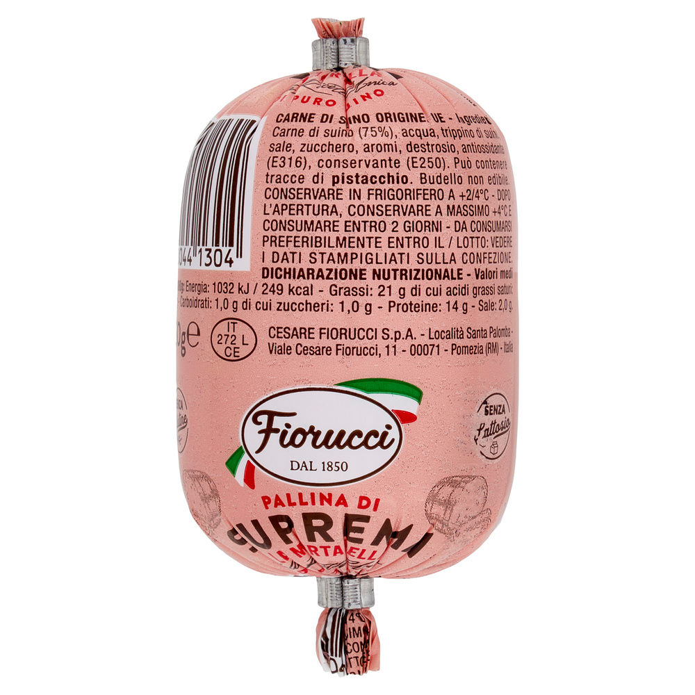 MORTADELLA PALLINA DI SUPREMA SUINO/POLLO FIORUCCI SV G 150 - 1