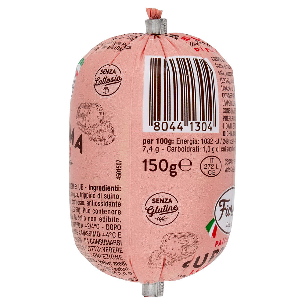 MORTADELLA PALLINA DI SUPREMA SUINO/POLLO FIORUCCI SV G 150 - 4