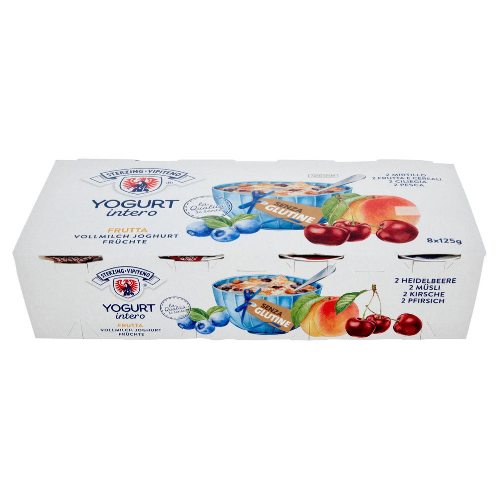 YOG.CREMOSO VIPITENO PESCA/MIRTILLI/CILIEGIA/MUESLI 8X125 G - 6