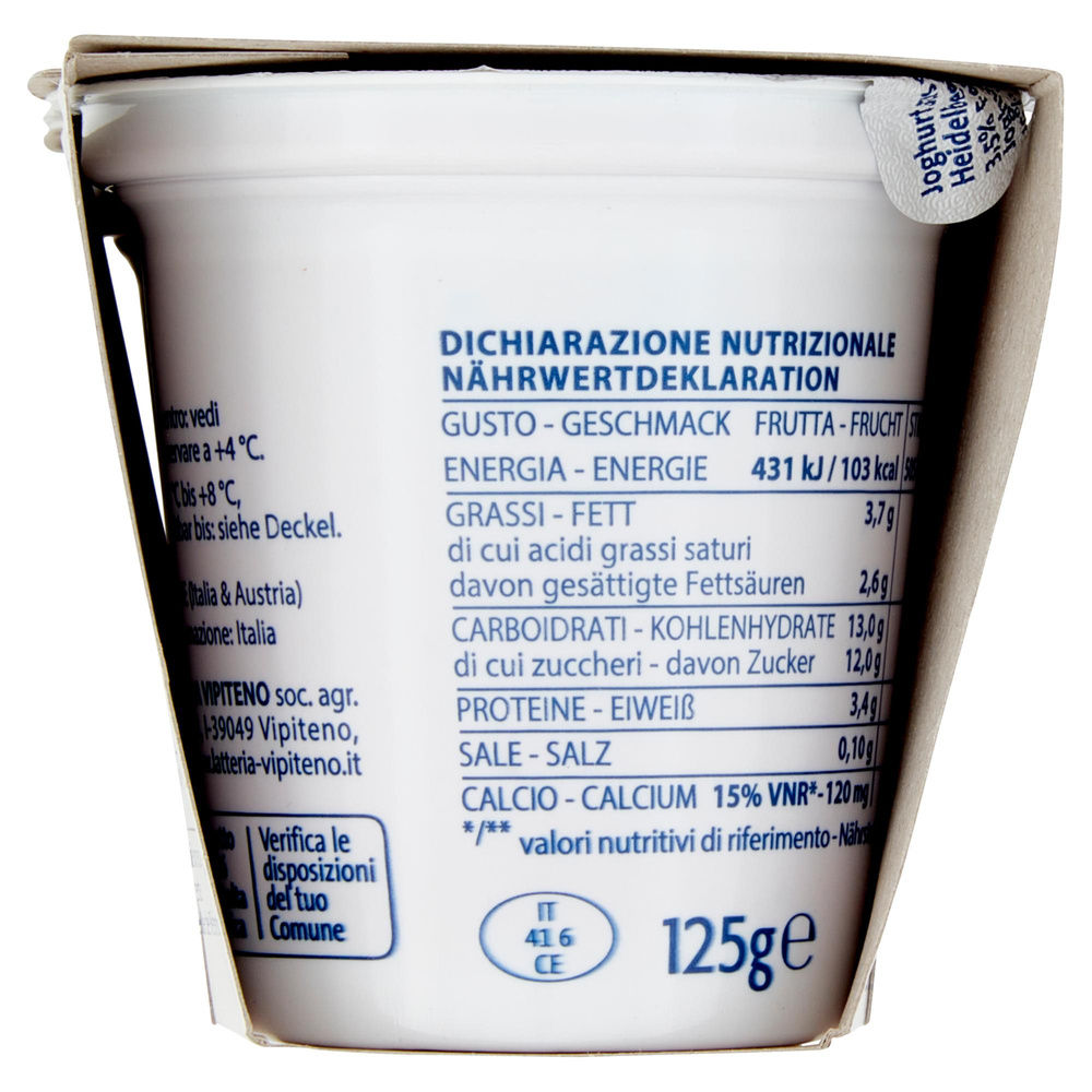 YOGURT CREMOSO VIPITENO MIRTILLI 2X125 G - 3