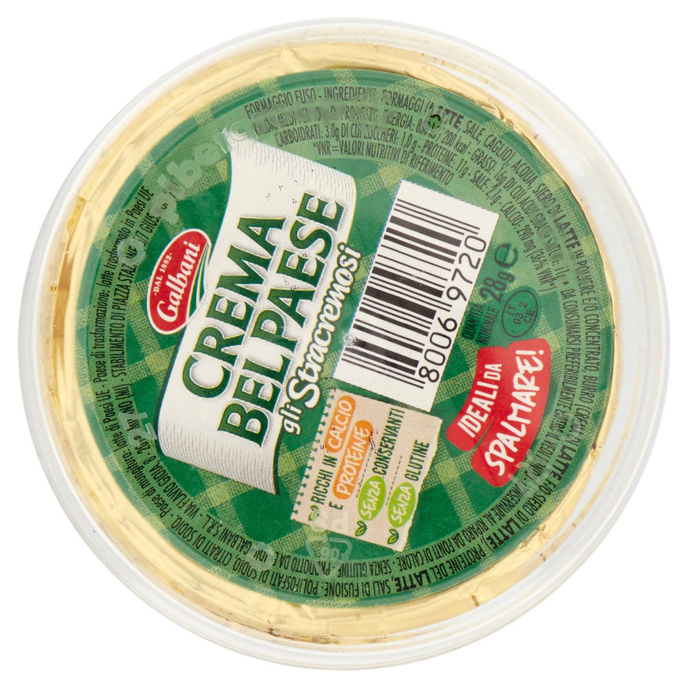 FORMAGGINI CREMA BEL PAESE STRACREMOSI GALBANI 2 PZ 56 G - 1