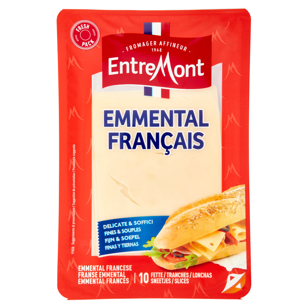 EMMENTAL FRANCESE 10 FETTE ENTREMONT VASCHETTA 150 G - 0