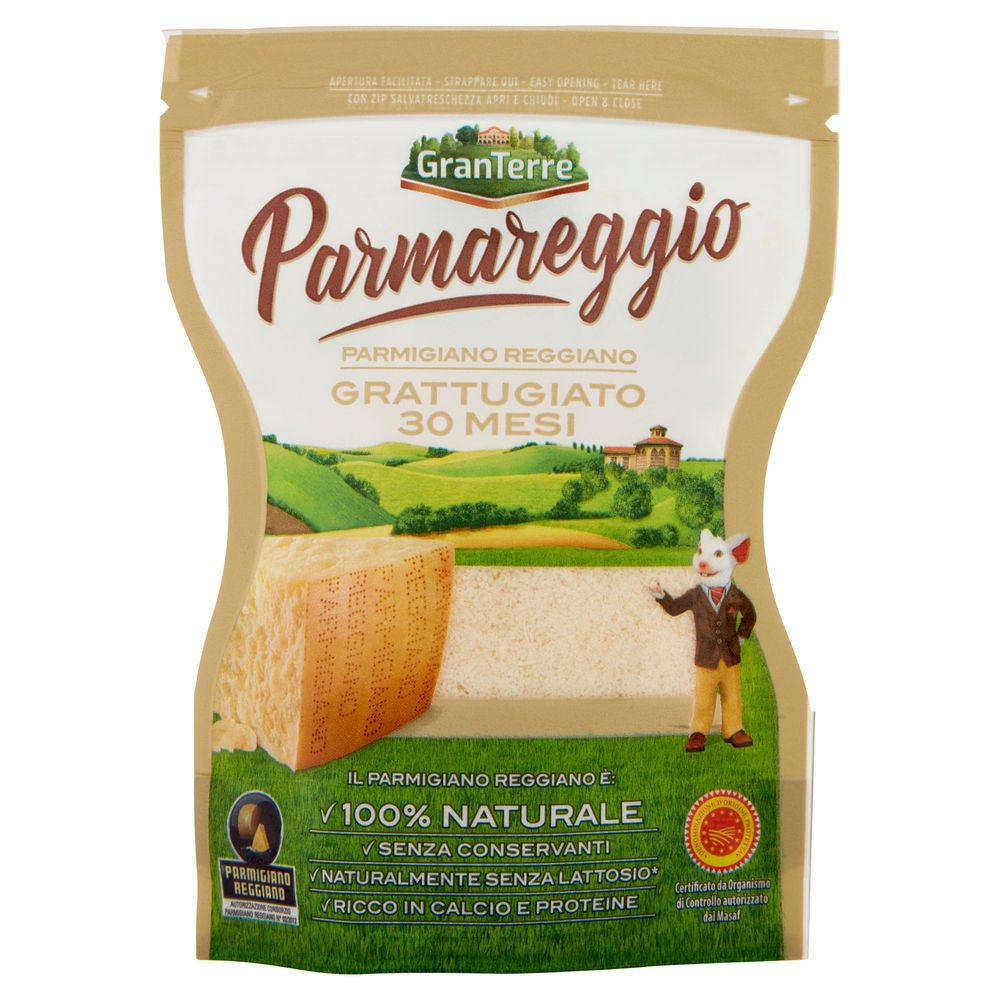 PARMIGIANO REGGIANO DOP GRATTUGIATO 30 MESI PARMAREGGIO BS 60G - 0