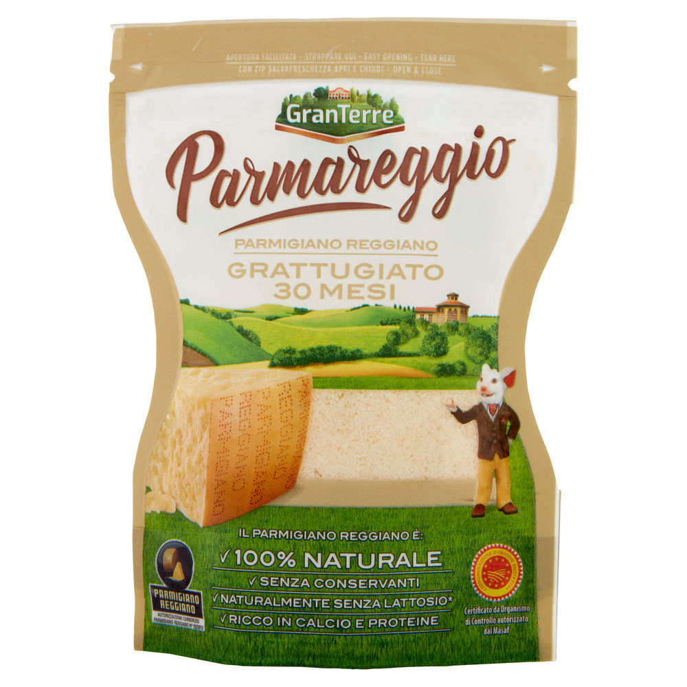 PARMIGIANO REGGIANO DOP GRATTUGIATO 30 MESI PARMAREGGIO BS 60G - 5