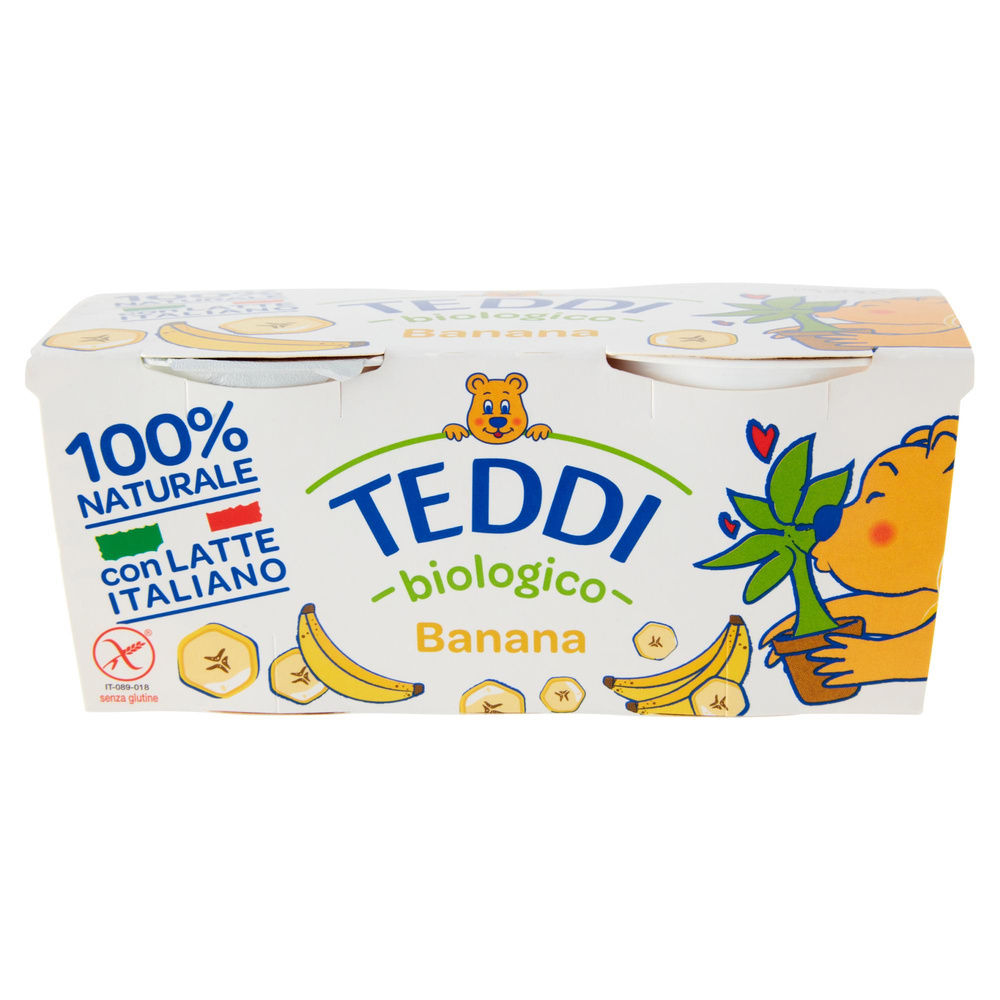 YOGURT TEDDI BIO FATT SCALDASOLE BANANA 2X115 G - 4