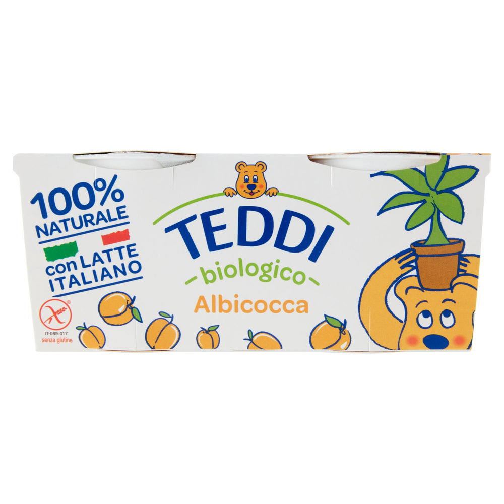 YOGURT TEDDI BIO FATT SCALDASOLE ALBICOCCA 2X115 G - 0