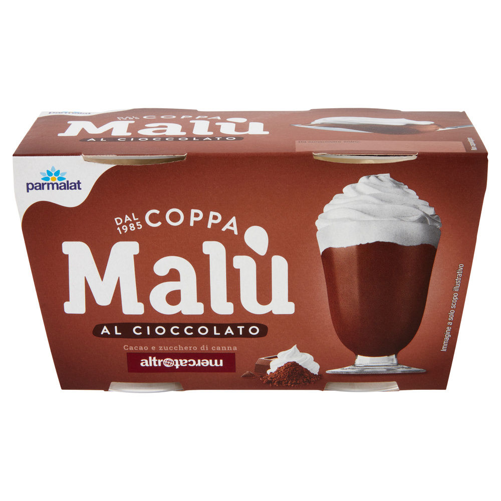 COPPA MALU' CLASSICA PARMALAT CACAO 2X100G - 3