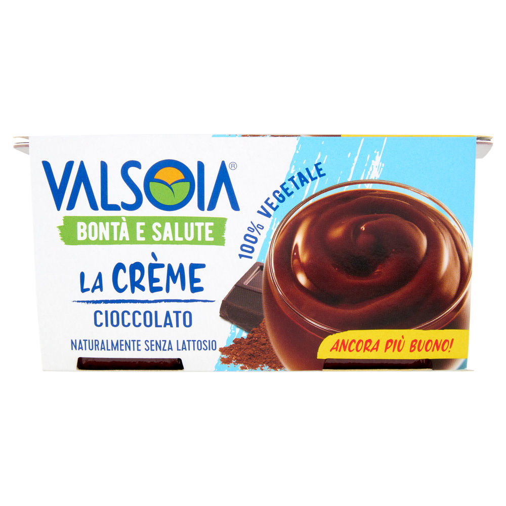 DESSERT CIOCCOLATO LA CREME VALSOIA CLUSTER 2X115G - 0