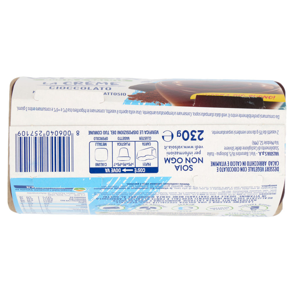 DESSERT CIOCCOLATO LA CREME VALSOIA CLUSTER 2X115G - 4