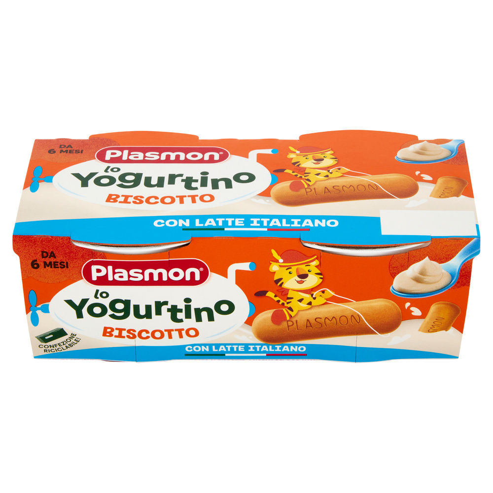 YOGURTINO PLASMON BISCOTTO 2X100 G - 2