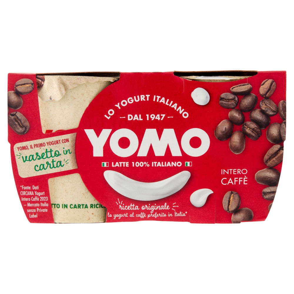 YOGURT YOMO 100% NATURALE CAFFE' 2X125 G - 0